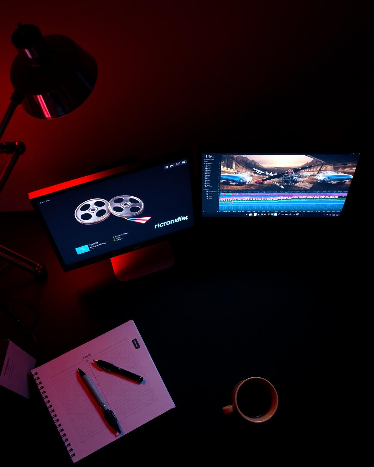 Editing workstation with reel timeline